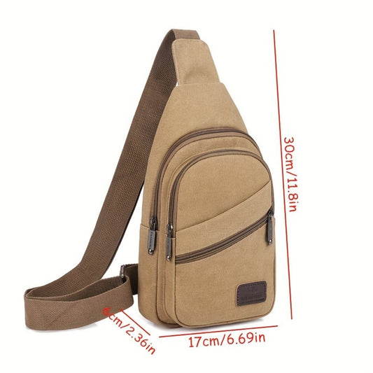 Sling Bag – Canvas, Large Capacity, Lightweight, for Travel & Everyday Use – detail view 2