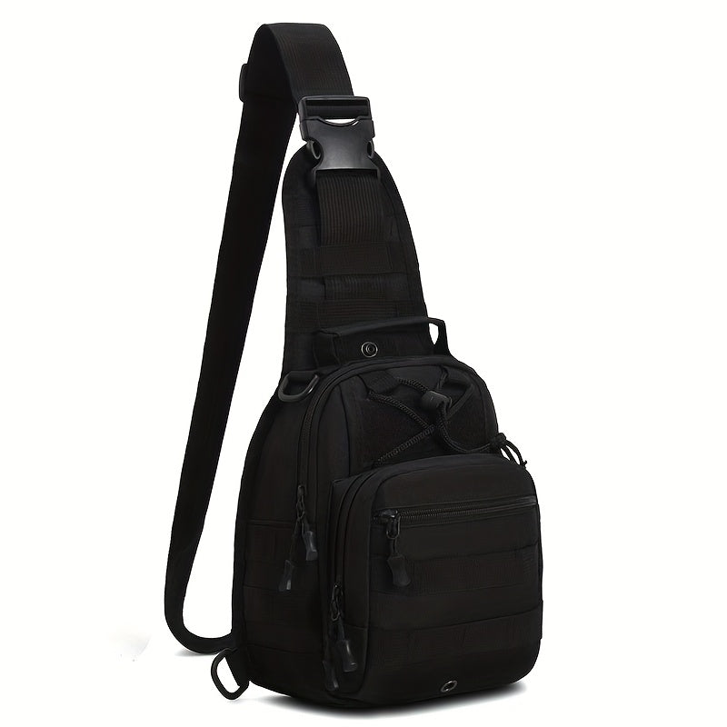 Sling Bag – for Travel, Oxford Cloth Chest Phone Pocket – detail view 3