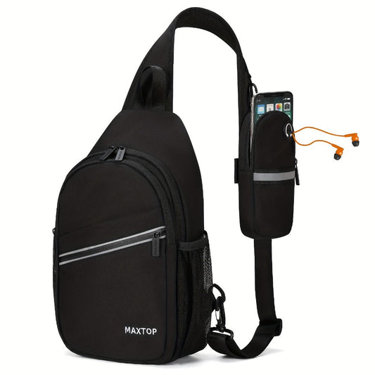 Sling Bag – for Travel, Sling Detachable Phone Pouch Hiking – detail view 3
