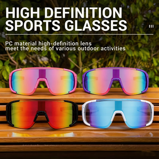 Sunglasses for Men - Anti Glare Glasses 6 Pairs Unisex Lightweight PC Frame HD Lenses Outdoor - product detail view 2