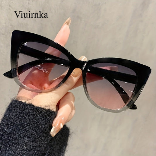 Sunglasses for Women - Cat Eye for , Y2K Retro Luxury Fashion Glasses with UV Protection, Trendy - product detail view 2