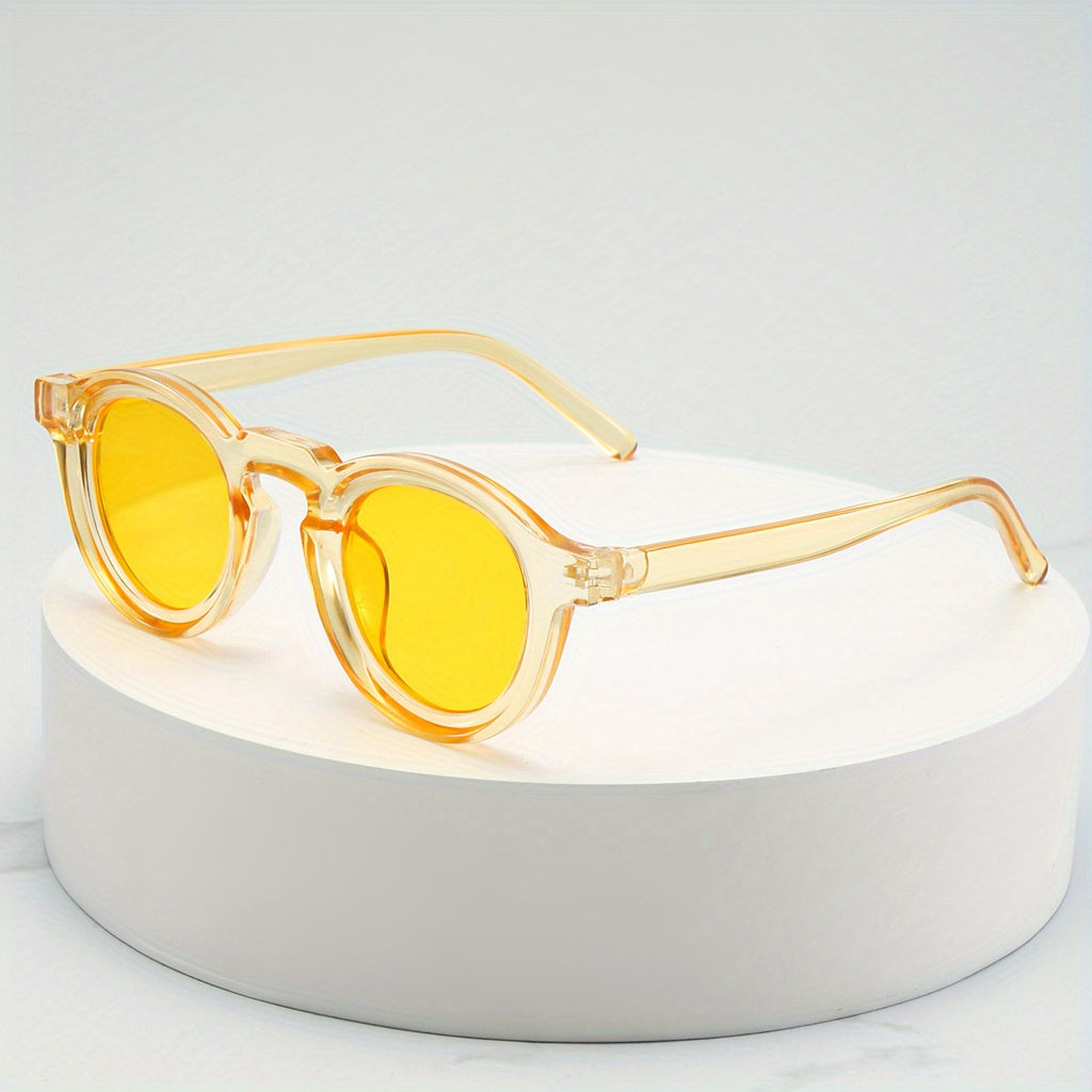Sunglasses for Men - Oversized Round Gradient Lens UV400 Retro Vintage Style for & Women - product detail view 16