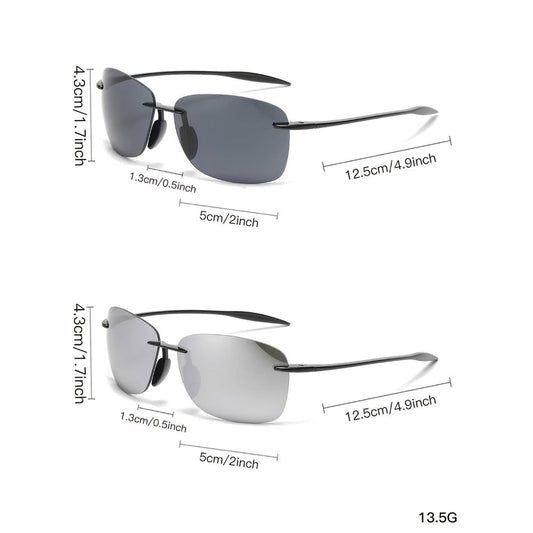 Sunglasses for Men - Polarized 3 Pairs for & Women Anti-Glare HD Reflective Lenses, UV - product detail view 2