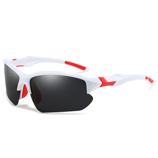 Sunglasses for Men - Sport Polarized Half Frame Lightweight UV Protection for Women Skiing - product detail view 2