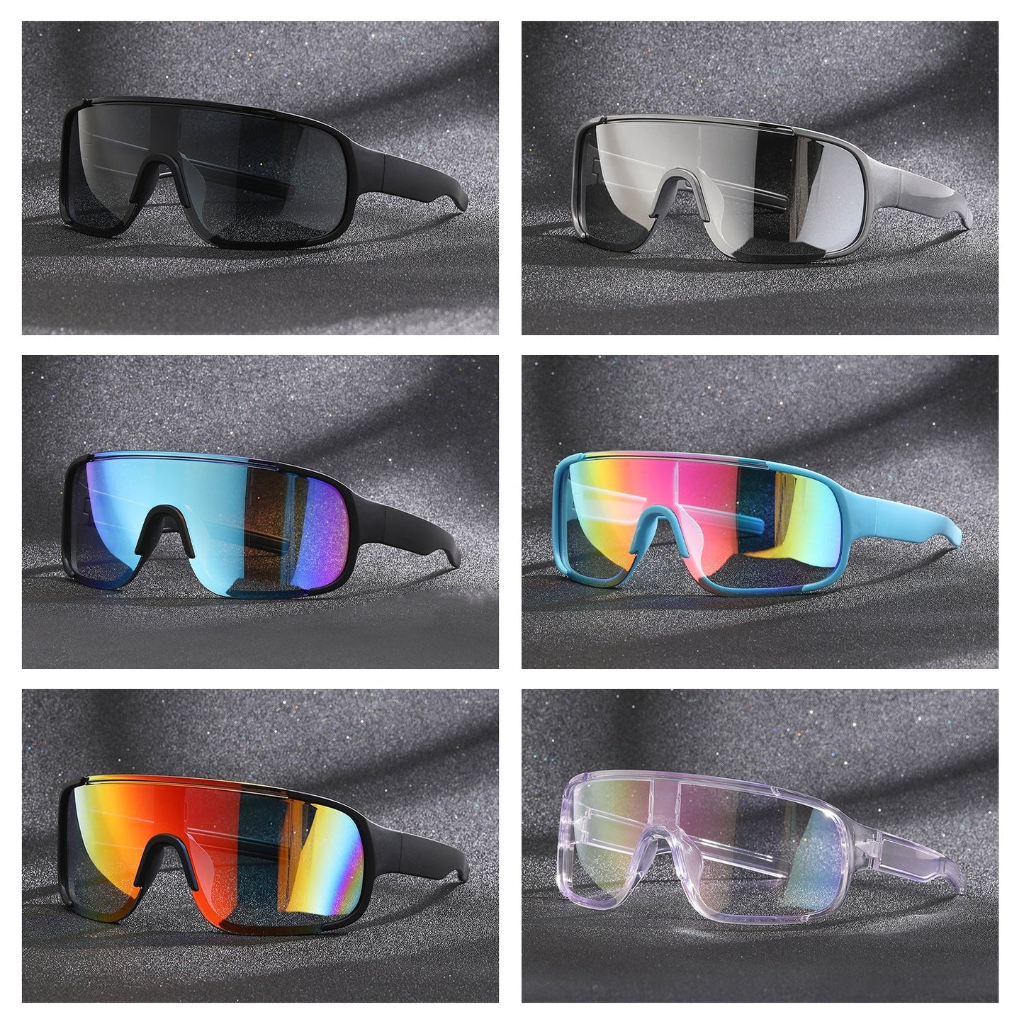 Sunglasses for Men - Sports Bulk Set 6 or 12 Pairs - UV Protection Anti-Glare HD Lens - product detail view 12