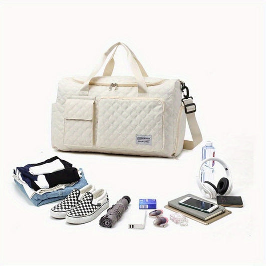 Travel Toiletry Bag – for Travel, Weekender Shoe Compartment Toiletry Oxford – detail view 4