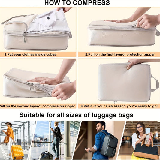 Travel Organizer Bag – 4PCS, Lightweight, Expandable, for Travel – alternate view