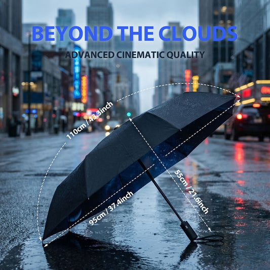 Travel Umbrella – Compact, Windproof, Foldable, for Travel & Work – detail view 2