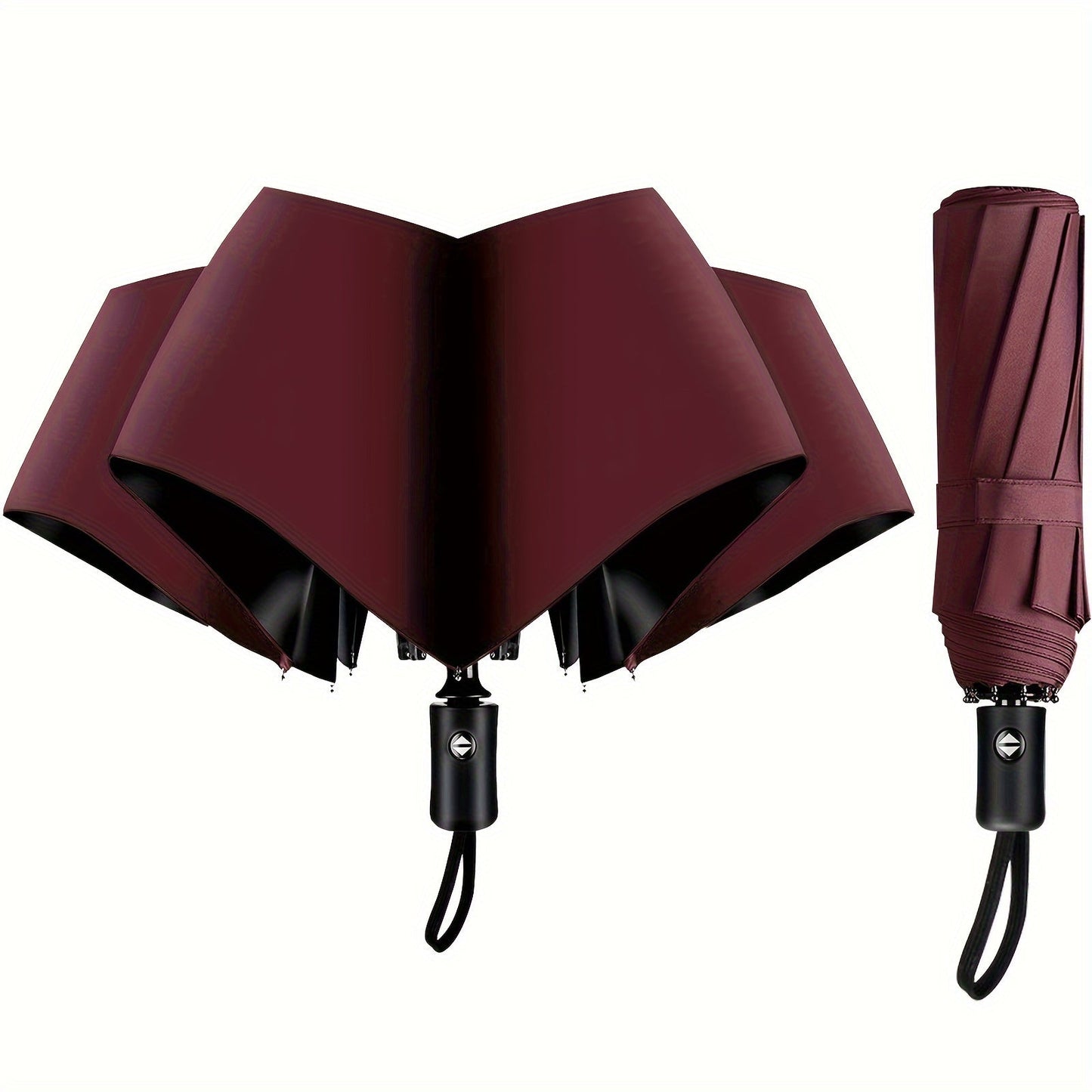 Travel Umbrella – Compact, Windproof, Foldable, for Travel & Work – detail view 22