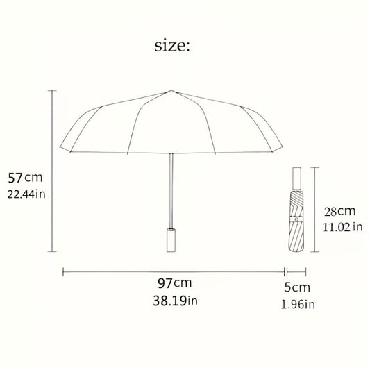 Travel Umbrella – Lightweight, for Travel – alternate view