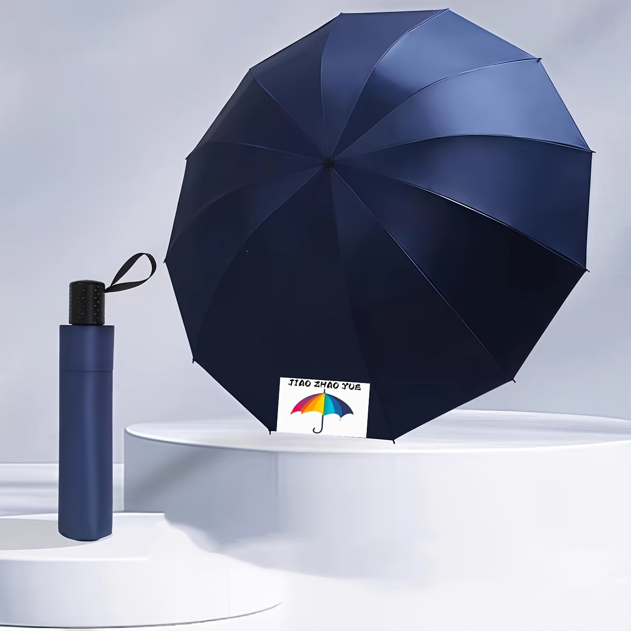 Travel Umbrella – Windproof, Foldable, Compact, for Travel & Work – detail view 18