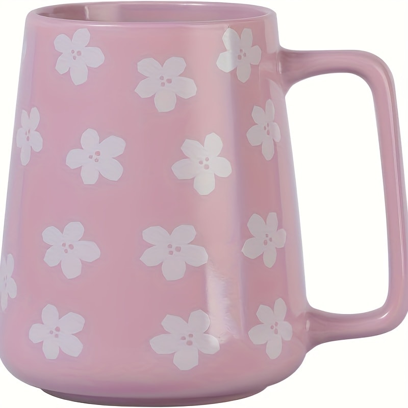 Large Ceramic Coffee Mug 24oz with Big Handle, Microwave & Extra Large Tea Cup for Entryways, Bedrooms and Living Spaces