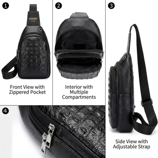 Waist Bag – PU Leather, Large Capacity, for Travel & Work – detail view 2
