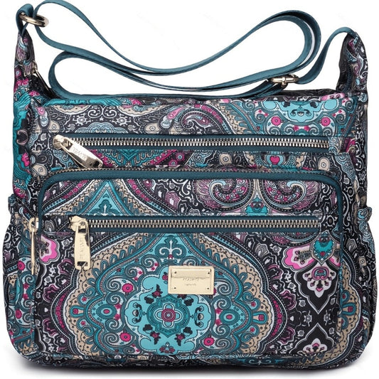 Crossbody Bag for Women – 10-Pocket, Nylon, Large Capacity, Multi-Pocket – alternate view