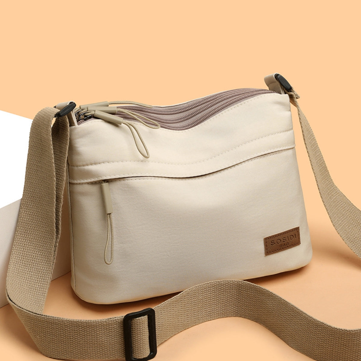 Crossbody Bag for Women – 5-Pocket, Large Capacity, Adjustable Strap, for Work – detail view 3