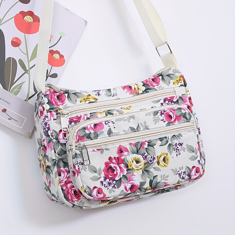 Crossbody Bag for Women – 7 Colors, Canvas, Adjustable Strap, Mini – detail view 4