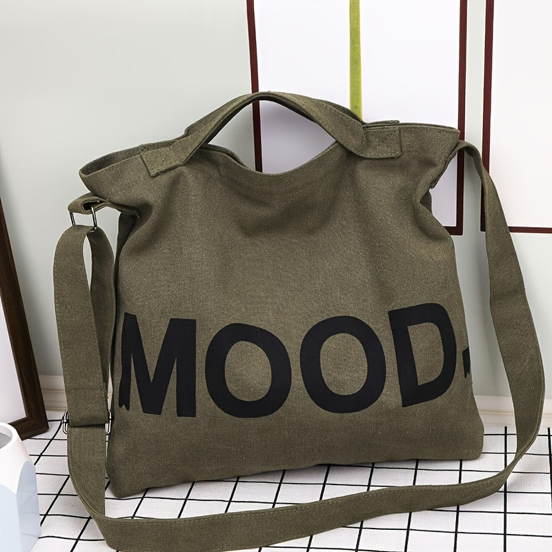 Crossbody Bag for Women – Canvas, Large Capacity, for School & Everyday Use – alternate view