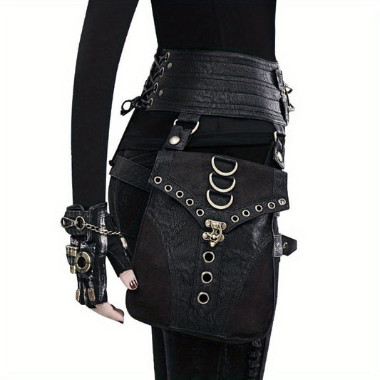 Crossbody Bag for Women – for Everyday Use, Gothic Steampunk Belt Adjustable Waist – detail view 4