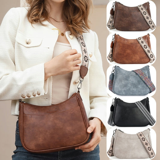 Crossbody Bag for Women – 7 Colors, PU Leather, Adjustable Strap – detail view 5