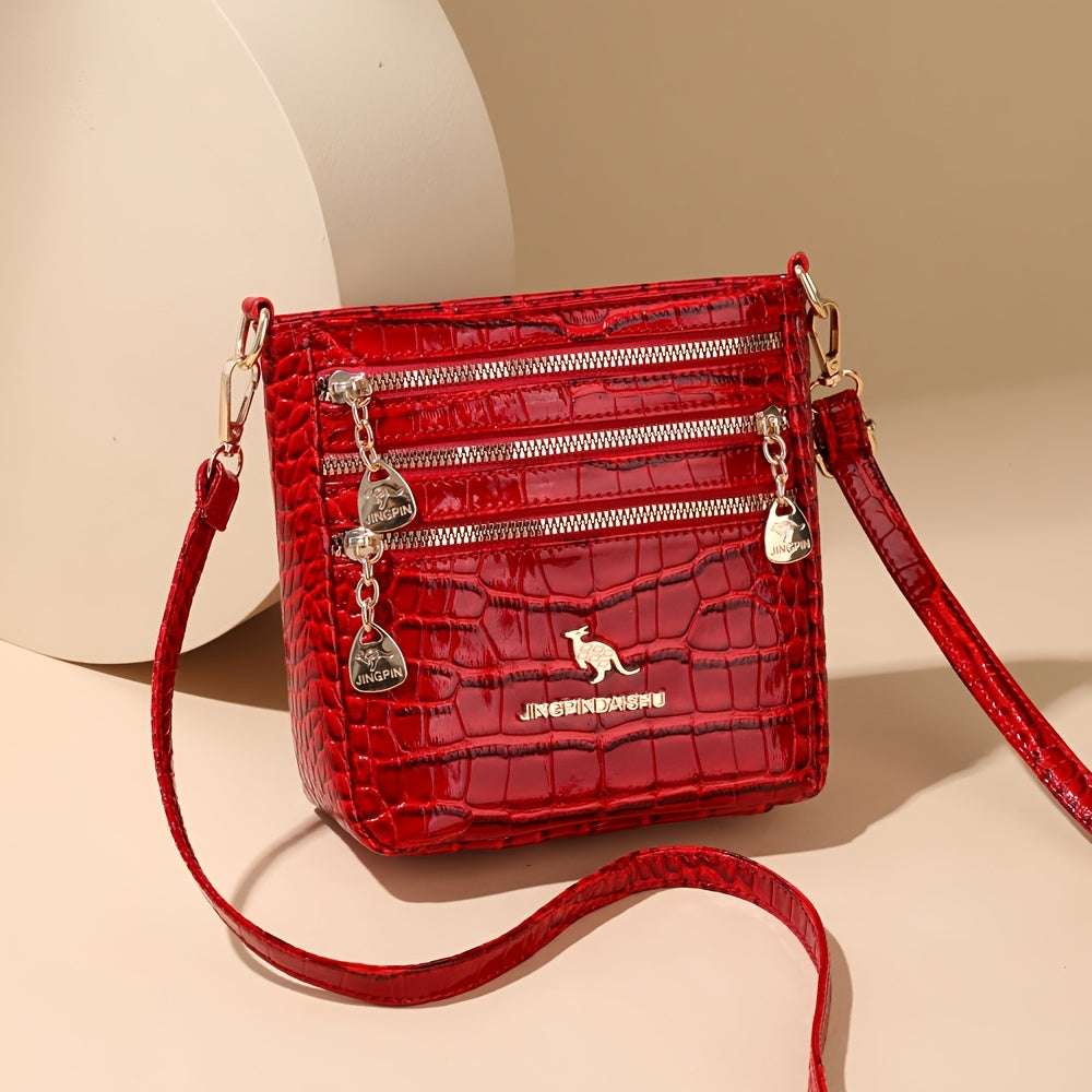 Crossbody Bag for Women – PU Leather, Adjustable Strap, Compact, for Everyday Use – detail view 15