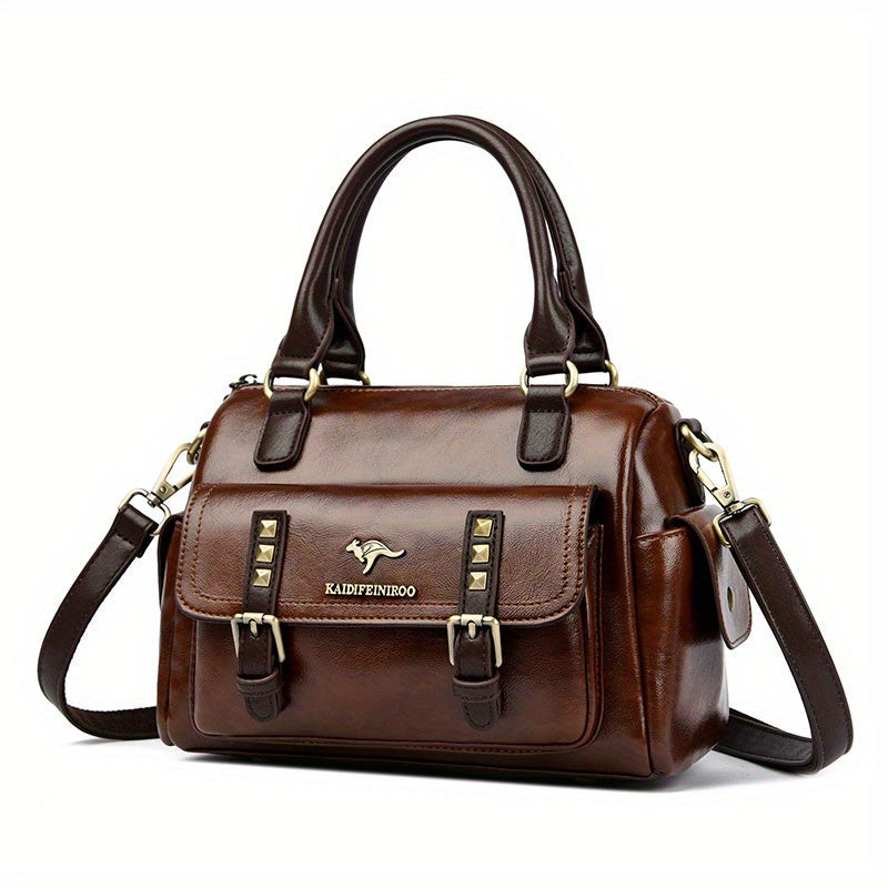 Crossbody Bag for Women – PU Leather, Large Capacity, Multi-Pocket, for Travel & – detail view 3