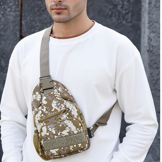 Crossbody Bag for Women – Tactical Camouflage Oxford Cloth Charging – alternate view