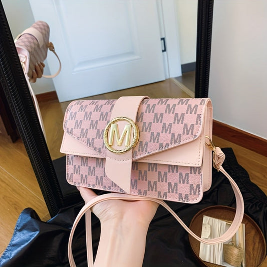 Crossbody Bag for Women – for Travel & Work, Retro Letter Vintage Work Shopping – detail view 5