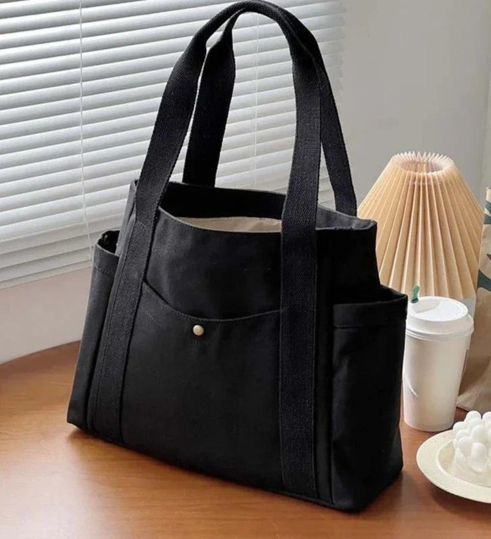 Tote Bag for Women – Canvas, Large Capacity, Lightweight, for Work & School – detail view 8