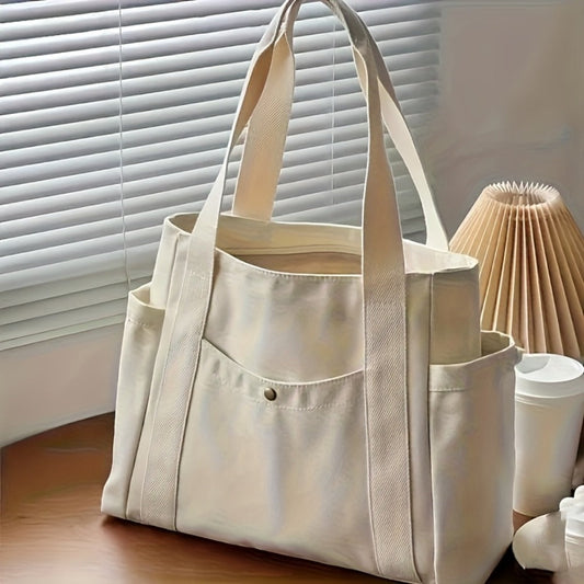 Tote Bag for Women – Canvas, Large Capacity, Foldable, for Work & Everyday Use – alternate view