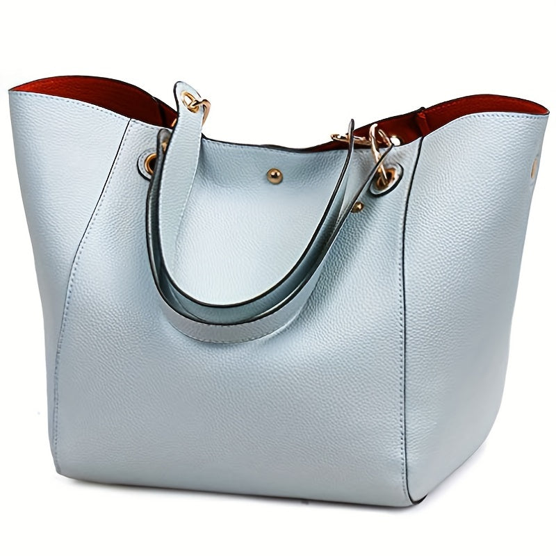 Tote Bag for Women – PU Leather, Large Capacity, for Travel & Work – detail view 5