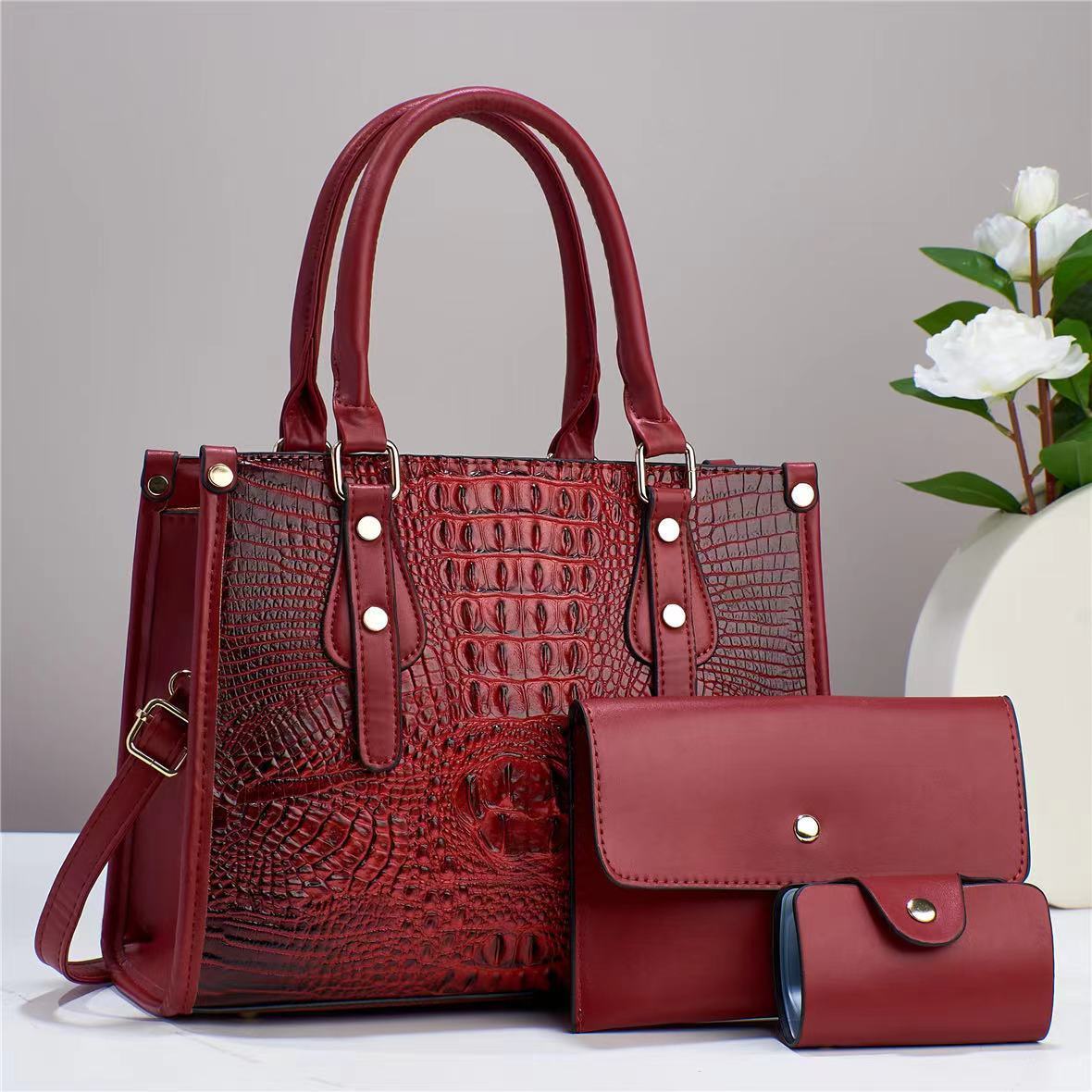 Women's Wallet – 3-Piece, 4 Colors, PU Leather, Large Capacity – detail view 21