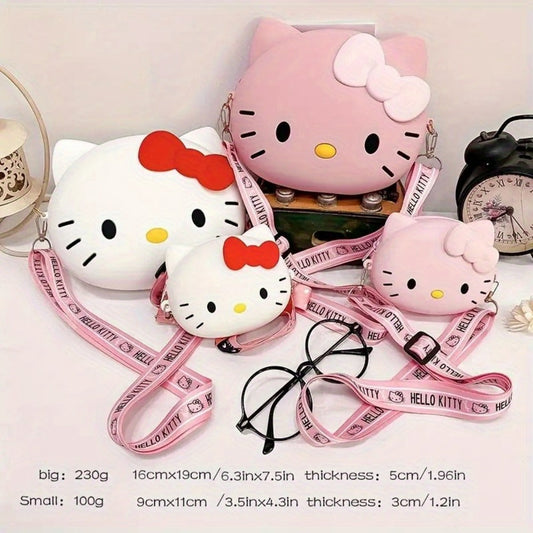Women's Wallet – Adjustable Strap, Cute Kitty Anime Cat Coin – detail view 4