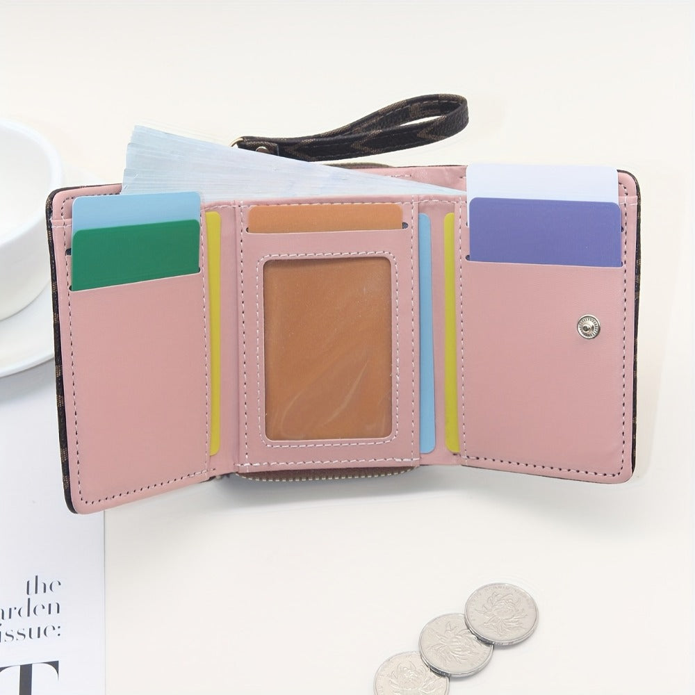 Women's Wallet – for Everyday Use, Designer Letter Print Trifold Fashionable – detail view 14