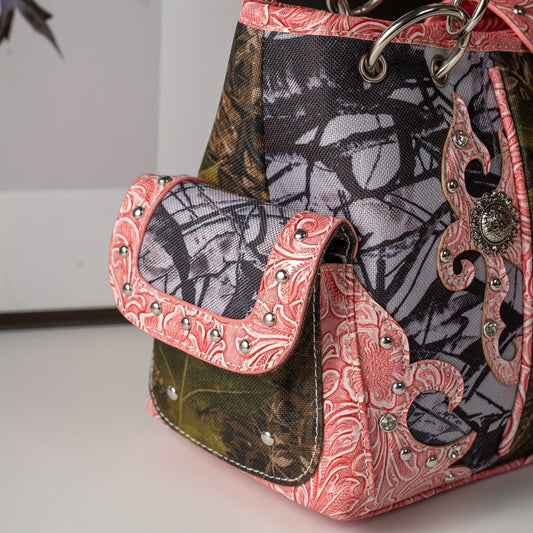 Women's Wallet – Western Camouflage Set Concho Buckle – alternate view