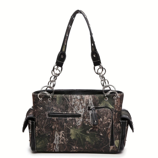 Women's Wallet – Western Studded Concealed Carry Camouflage – detail view 2