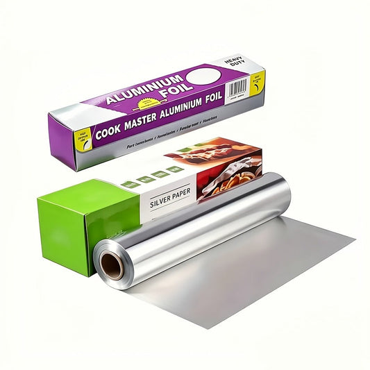 Aluminum Foil Roll Extra Long 787.4 Inch Heavy Duty – Heat Resistant Waterproof Oilproof Tin Foil for Cooking Baking Grilling BBQ | Disposable Kitchen Foil Wrap for Oven Picnic Food Storage Silver