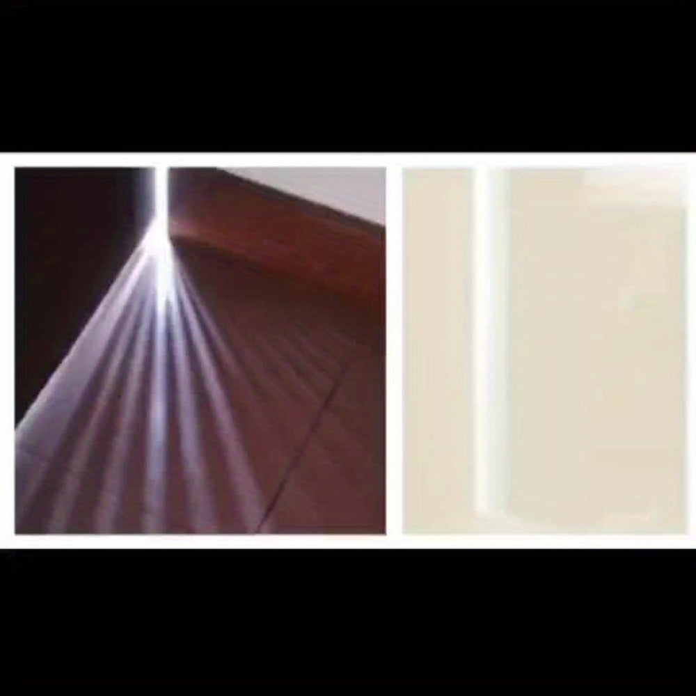 39-Inch Three-Layer Silicone Door Draft Stopper with Adhesive Backing in White, Black, Brown or Clear