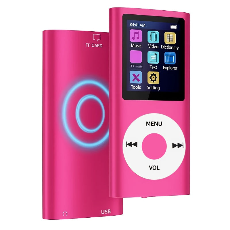 Wired MP3 and MP4 Player with 64GB Card Support, 8-Hour Battery and Six Model Options with Earphones