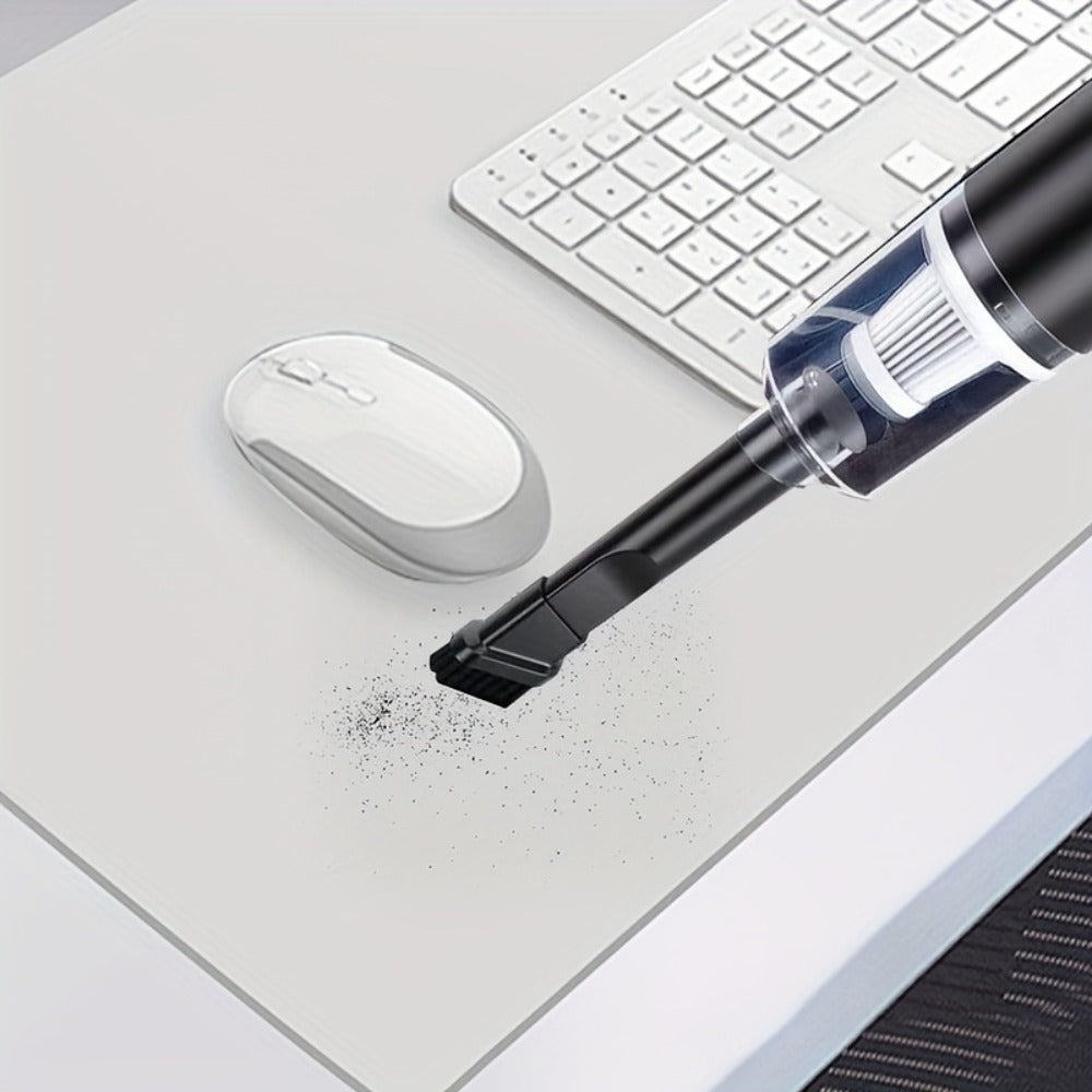 Mini Vacuum Cleaner Wireless Charging with Strong Suction – Portable Cordless Handheld Cleaner for Computer Keyboard, Car & Home, Great Gift for Valentine's Day, July 4th & New Year