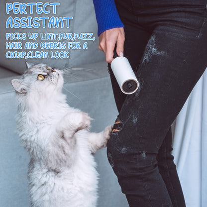 12-Piece Mini Portable Lint Roller Set with Patterned Covers for Clothing, Bags, Furniture and Travel