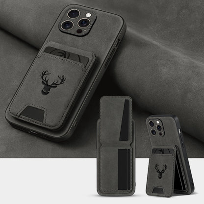 Folio Wallet Phone Case with Card Holder and Kickstand for Selected iPhone 11 through 16 Models