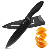 Stainless Steel 1pc Chef's Knife With Black Sheath