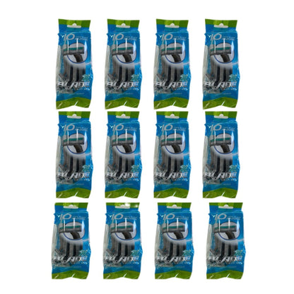 Disposable Razors Bulk 120 Pack Double Blade Stainless Steel — Fresh Smooth Close Shave for Men & Women, Face Legs Underarms Body Hair Removal, Hygienic Single-Use Value Set for Home Salon Gym Hotel Travel