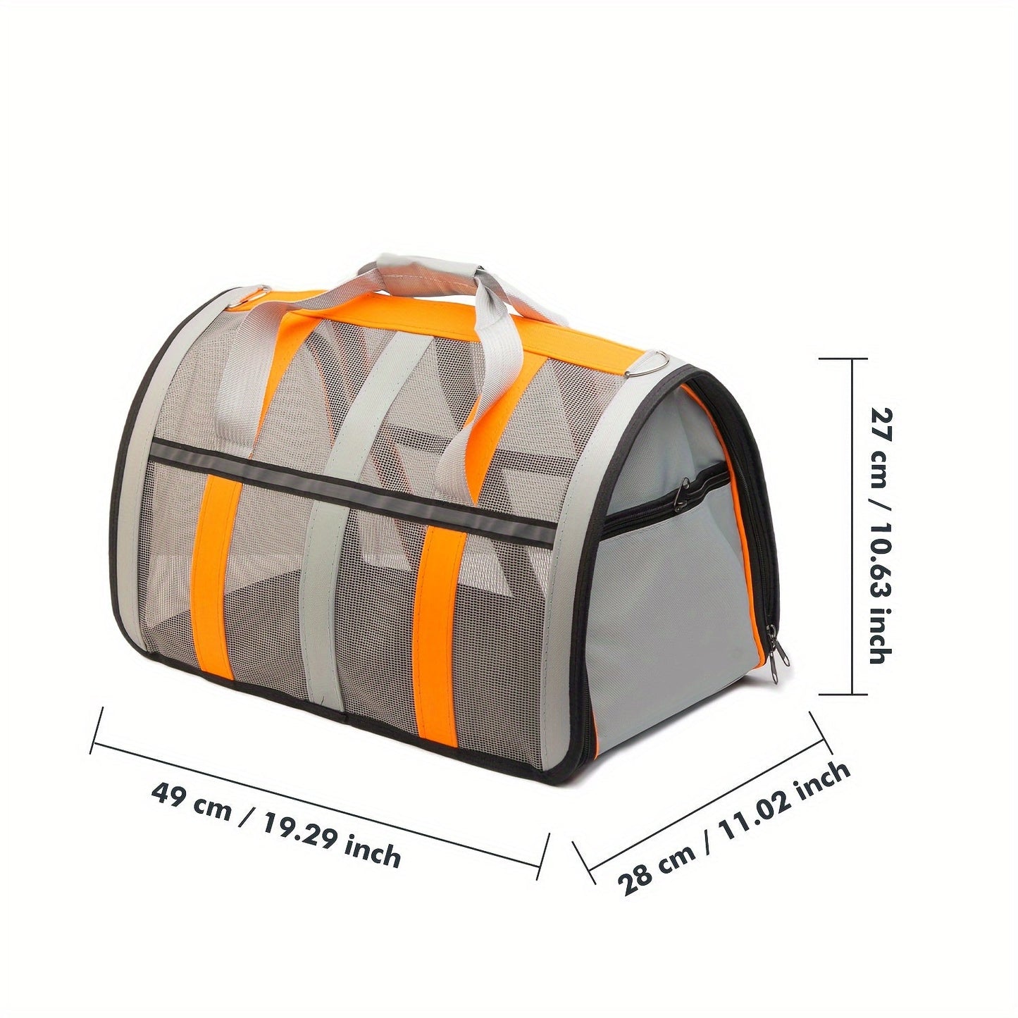 Foldable Pet Carrier Bag Breathable Mesh – Portable Soft Sided Tote for Cats & Small Dogs, Collapsible Travel Handbag, S/M/L, 7 Colors – Ideal for Vet Visits & Outdoor Trips