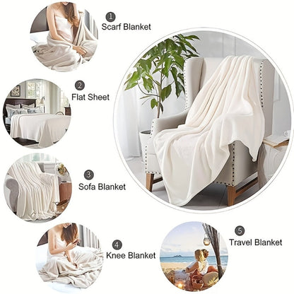Love Message Flannel Blanket for Mom – 250-300gsm Soft Reversible All-Season Throw, Perfect Gift for Mother's Day & Birthday