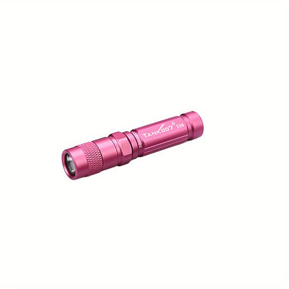 Flashlight Mini Keychain Pocket Light with Replaceable Battery in Gray, Pink or Black for Everyday Carry