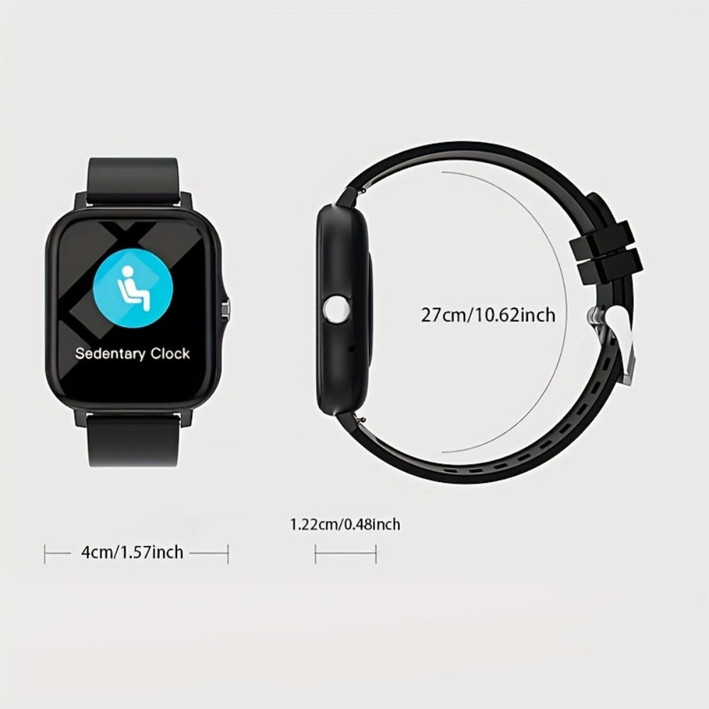Smartwatch – Large Screen with HD Voice Calling, Unisex Bluetooth , Message Reminder, Multiple Sport Modes, Heart Rate Sleep Tracker…