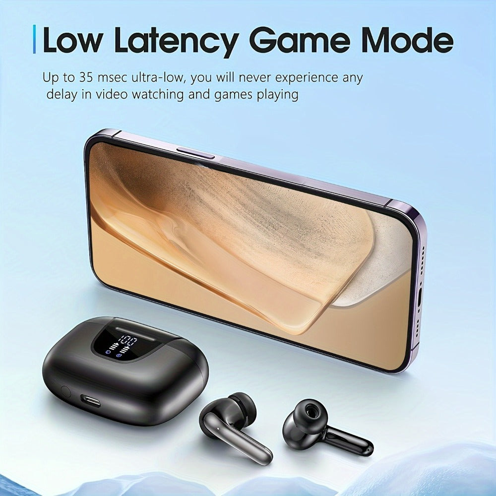 True Wireless Earbuds Sport In-Ear Set with Digital Battery Display, Touch Controls and Four Color Options