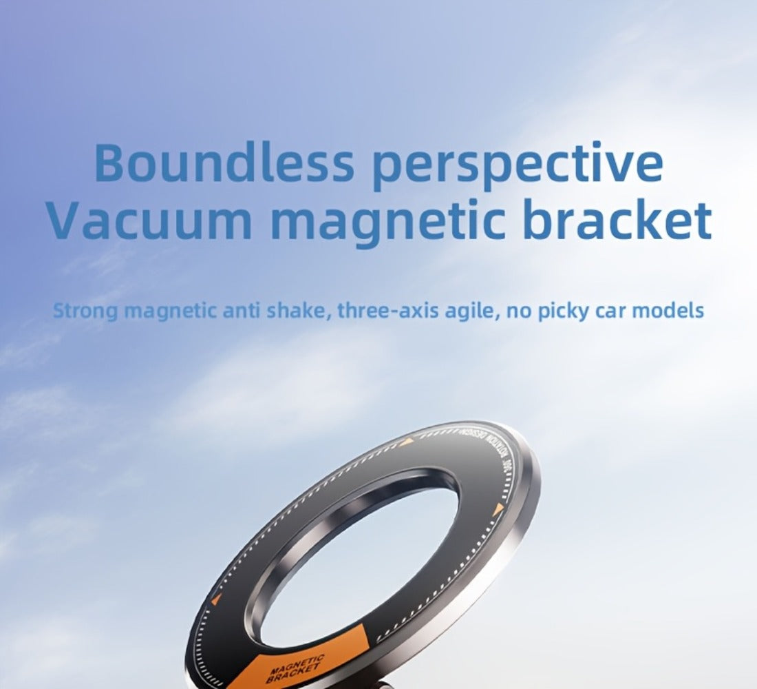 Magnetic Car Phone Holder 22 N55 Magnets 2400gf Force & 78LB Suction – 360° Adjustable Aluminum Alloy Mount with Cooling Vent Design | Compatible with iPhone 16 Pro Max / 15 / 14 / 13 / 12 Plus