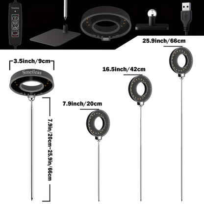 Magnetic Full-Spectrum Grow Light with 360-Degree Adjustable Head, Timer and Two- or Six-Piece Options